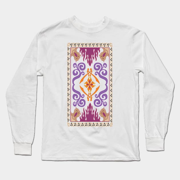 Magic Carpet Long Sleeve T-Shirt by KimbasCreativeOutlet